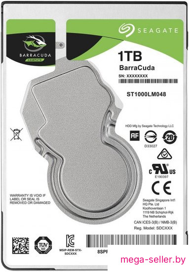 Жесткий диск Seagate Barracuda 1TB [ST1000LM048]