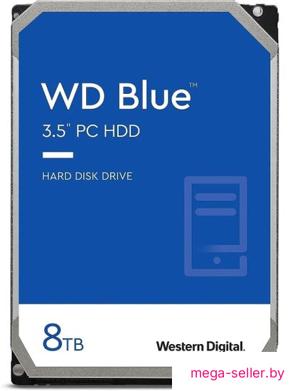 Жесткий диск WD Blue 8TB WD80EAAZ