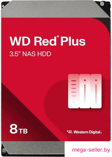 Жесткий диск WD Red Plus 8TB WD80EFPX