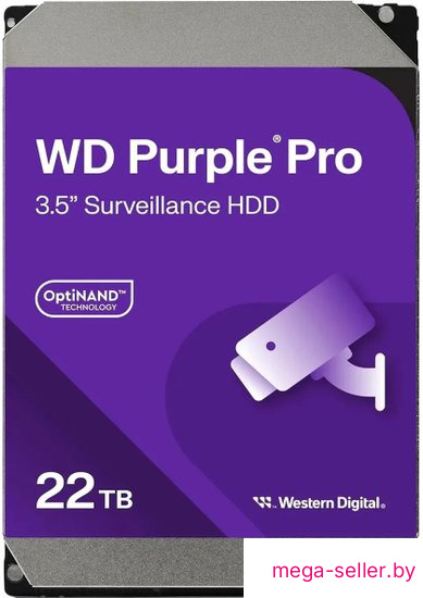 Жесткий диск WD Purple Pro 22TB WD221PURP