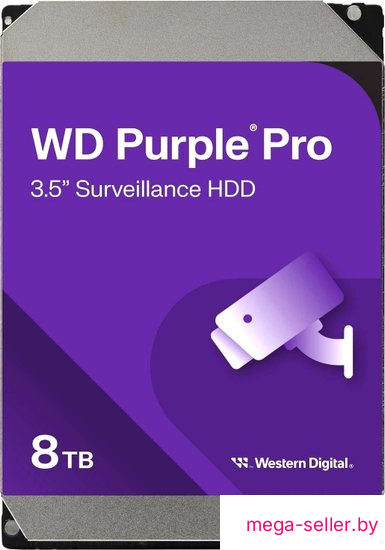 Жесткий диск WD Purple Pro 8TB WD8002PURP