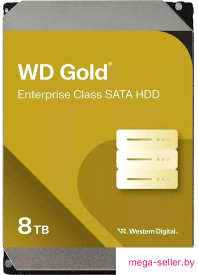 Жесткий диск WD Gold 8TB WD8005FRYZ