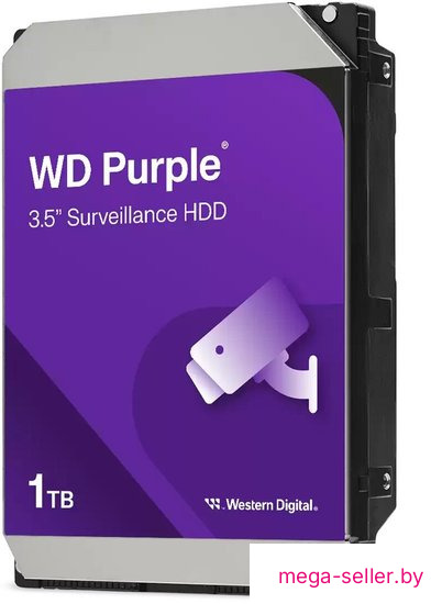 Жесткий диск WD Purple Surveillance 3TB WD34PURZ