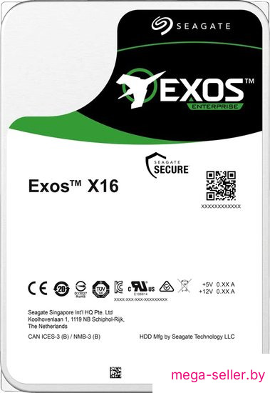 Жесткий диск Seagate Exos X16 14TB ST14000NM001G
