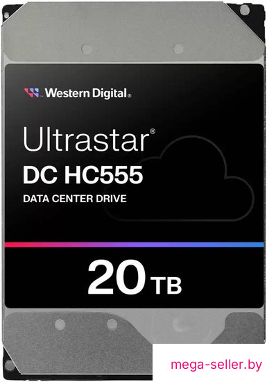 Жесткий диск WD Ultrastar DC HC555 20TB WUH722020CLE604
