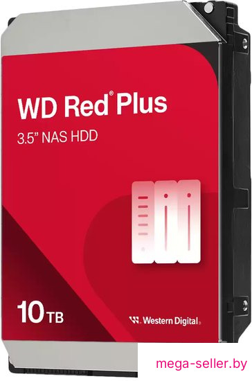 Жесткий диск WD Red Plus 10TB WD100EFGX
