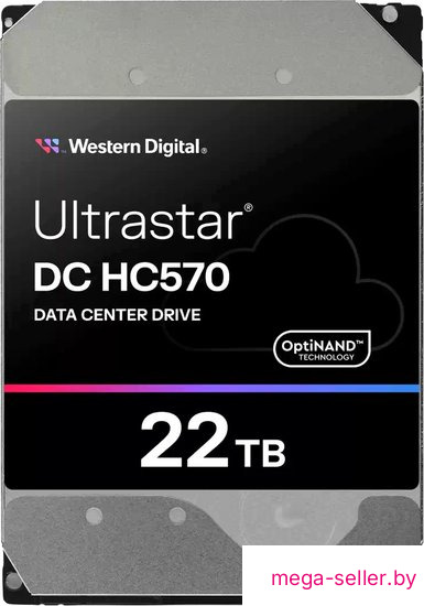 Жесткий диск WD Ultrastar DC HC570 22TB WUH722222ALE6L4