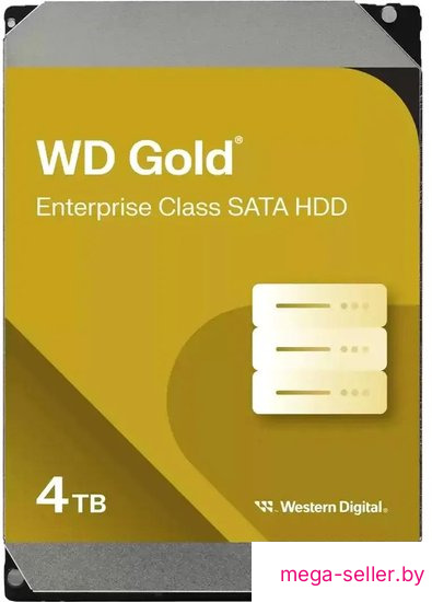 Жесткий диск WD Gold 4TB WD4004FRYZ
