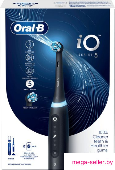 Электрическая зубная щетка Oral-B iO 5 iOG5.1B6.2DK (черный)