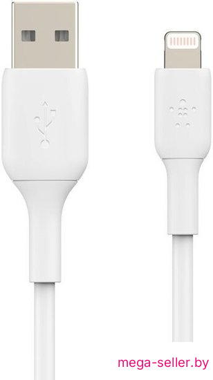 Кабель Belkin CAA001bt2MWH USB Type-A - Lightning (2 м, белый)