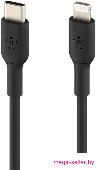 Кабель Belkin CAA003bt1MBK USB Type-C - Lightning (1 м, черный)