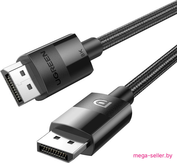 Кабель Ugreen DP114 80391 DisplayPort - DisplayPort (1.5 м, черный)