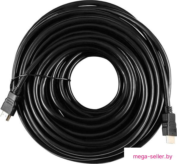 Кабель Buro BHP-HDMI-1.4-20 HDMI - HDMI (20 м, черный)