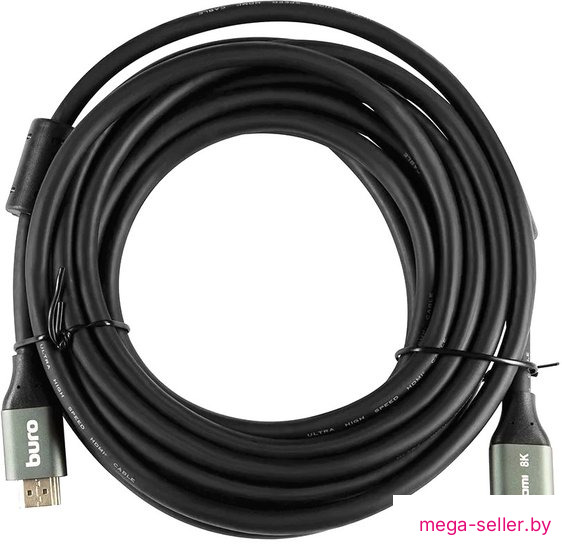 Кабель Buro BHP-HDMI-2.1-5G HDMI - HDMI (5 м, черный)