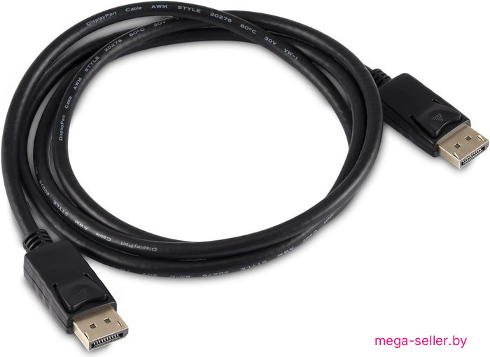 Кабель Buro BU-DP2.0-3M DisplayPort - DisplayPort (3м, черный)