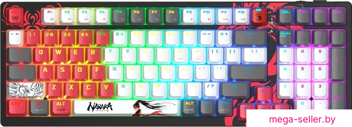 Клавиатура A4Tech Bloody WS98 Naraka (Bloody BLMS Red Plus)