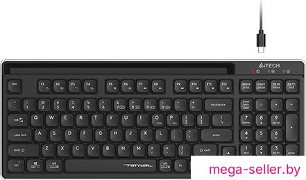Клавиатура A4Tech Fstyler FBX70C (черный)