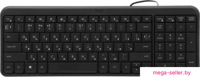 Клавиатура Logitech K106 920-013902 (черный, с гравировкой)