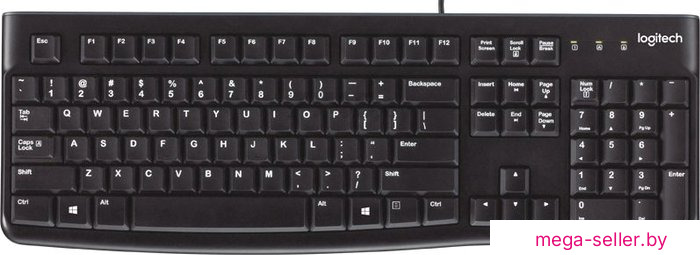 Клавиатура Logitech K120 920-002583 (нет кириллицы)