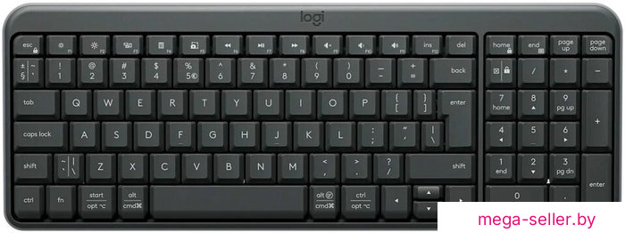Клавиатура Logitech K250 Compact Bluetooth Wireless Keyboard 920-013452 (графит)