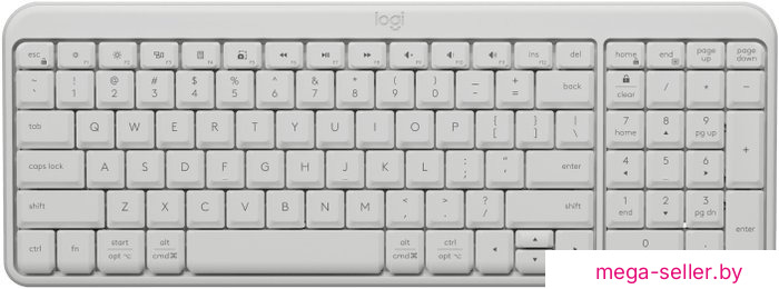 Клавиатура Logitech K251 Compact Bluetooth Wireless Keyboard 920-013364 (белый, нет кириллицы)