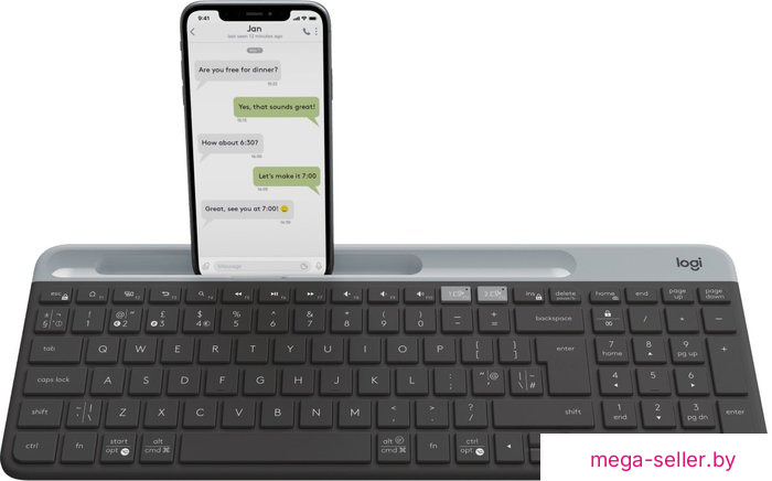 Клавиатура Logitech K580 Slim 920-009208 (графитовый)