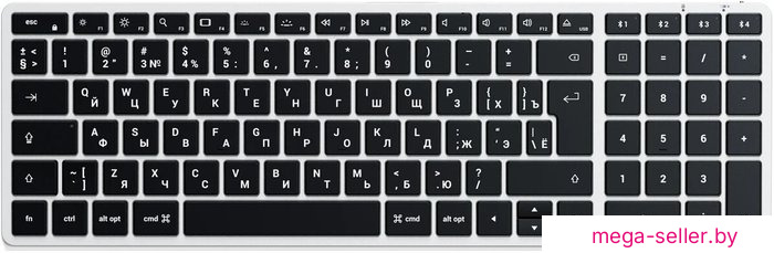 Клавиатура Satechi Slim X2 (серебристый)
