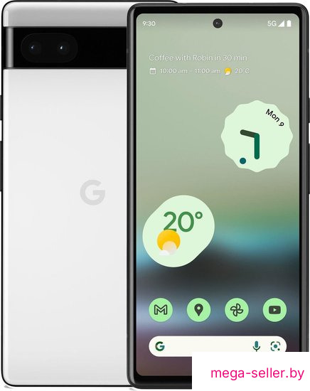 Телефон Google Pixel 6a 6GB/128GB (мел)