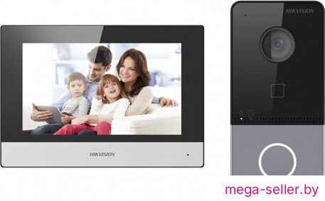 Комплект видеодомофона Hikvision DS-KIS603-P(C)