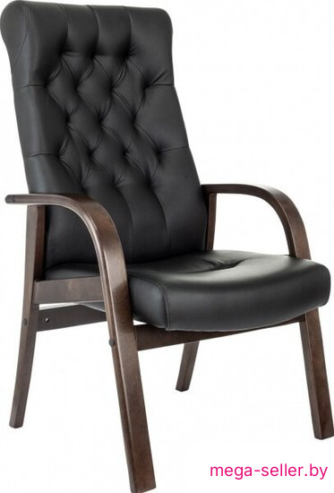 Офисное кресло Бюрократ T-9928WALNUT-CF/B (черный)