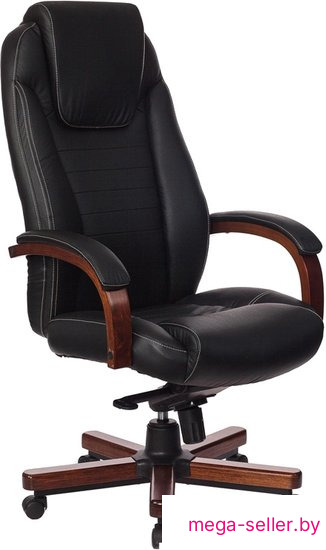 Офисное кресло Бюрократ T-9923WALNUT (черный)