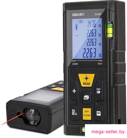 Лазерный дальномер Deli DL4169