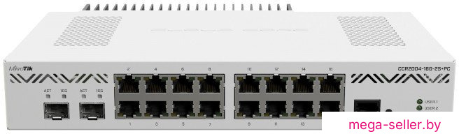 Маршрутизатор Mikrotik CCR2004-16G-2S+PC