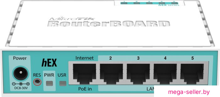 Маршрутизатор Mikrotik Hex [RB750Gr3]