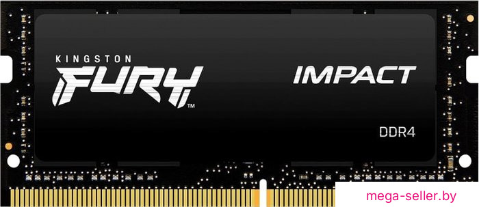 Оперативная память Kingston FURY Impact 16GB DDR4 SODIMM PC4-25600 KF432S20IB/16