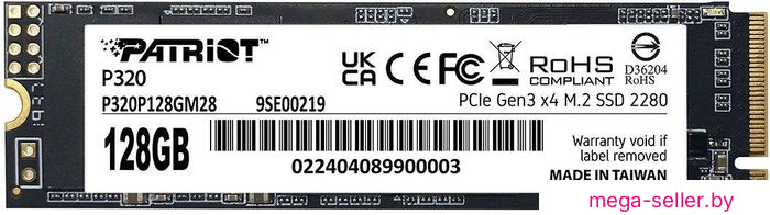 SSD Patriot P320 128GB P320P128GM28