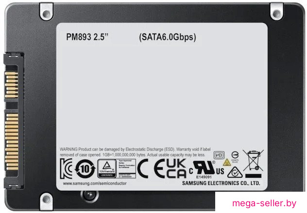SSD Samsung PM893 7.68TB MZ7L37T6HBLA-00A07