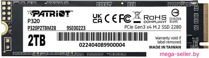 SSD Patriot P320 2TB P320P2TBM28