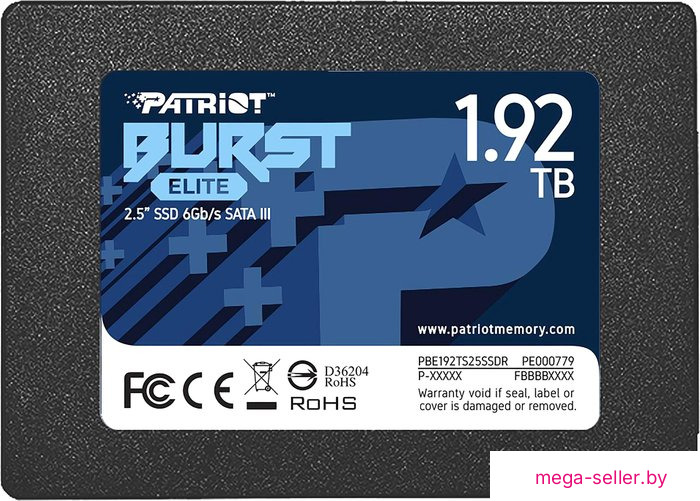 SSD Patriot Burst Elite 1.92TB PBE192TS25SSDR