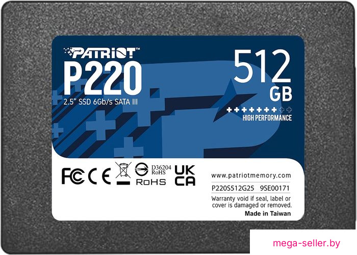SSD Patriot P220 512GB P220S512G25