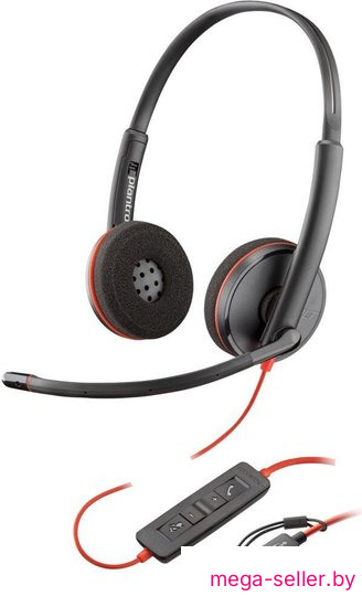 Офисная гарнитура Poly Blackwire 3220 8X228A6