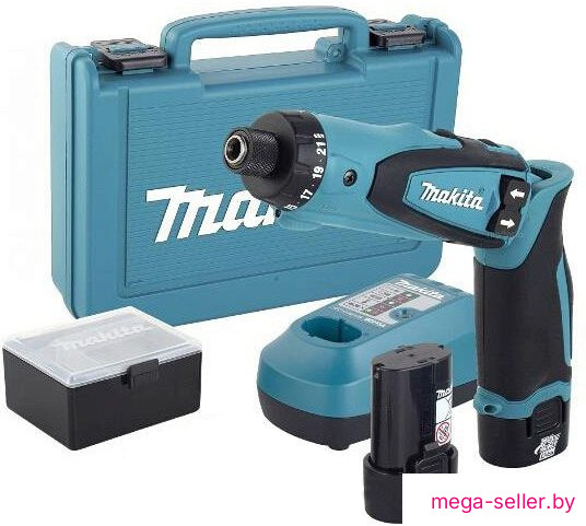 Электроотвертка Makita DF012DSE (с 2-мя АКБ, кейс)