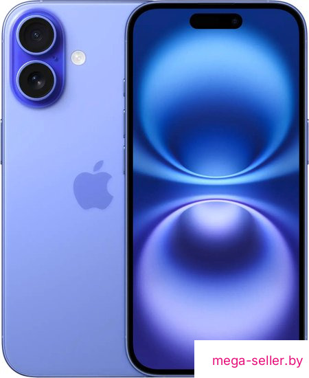 Телефон Apple iPhone 16 Dual eSim 128GB (ультрамарин)