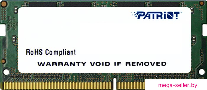 Оперативная память Patriot Signature Line 16GB DDR4 SODIMM PC4-19200 PSD416G24002S