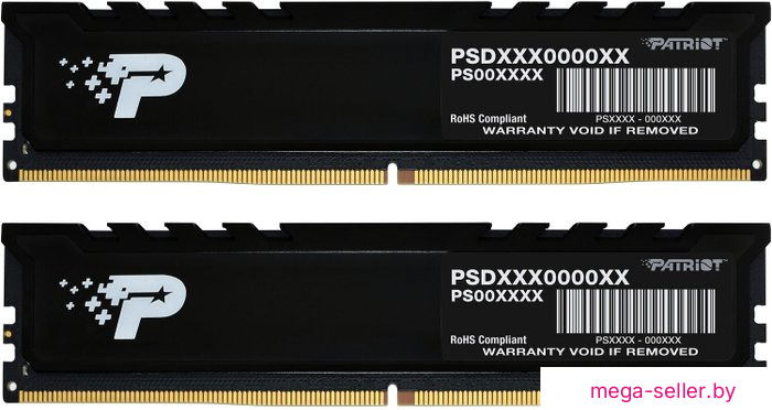 Оперативная память Patriot Signature Premium Line 2x32ГБ DDR5 4800 МГц PSP564G4800KH1