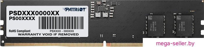 Оперативная память Patriot Signature Line 8ГБ DDR5 4800 МГц PSD58G480041