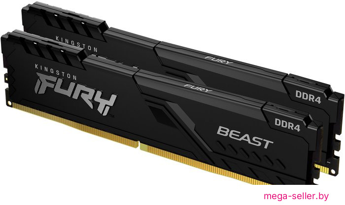 Оперативная память Kingston FURY Beast 2x32GB DDR4 PC4-28800 KF436C18BBK2/64