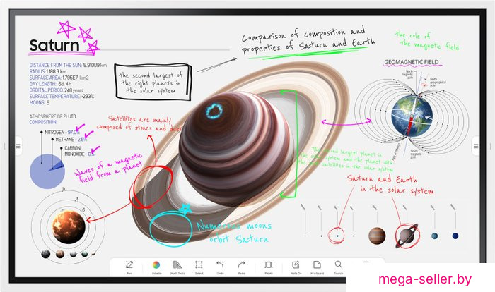 Интерактивная панель Samsung Flip Chart WM65B LH65WMBWBGCXCI