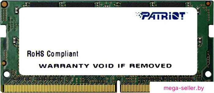 Оперативная память Patriot 8GB DDR4 SODIMM PS4-17000 [PSD48G213381S]