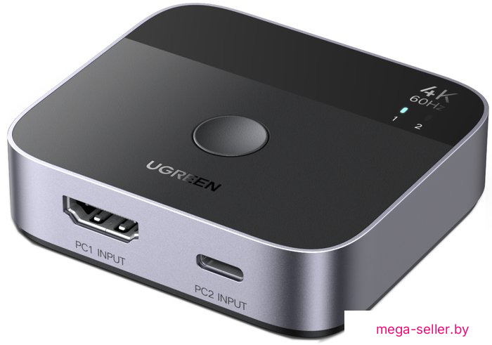 Переключатель Ugreen AW503 55452 (черный)